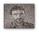 Photo Mosaic Impression sur Toile Fashion