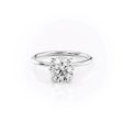 The Kamellie Set With A 2.5 Carat Round Moissanite Hot on Sale