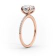 The Pave Kamellie Set With A 4 Carat Princess Moissanite For Cheap