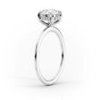 The Kamellie Set With A 2.5 Carat Round Moissanite Hot on Sale