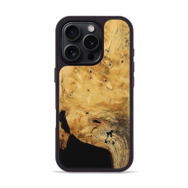 iPhone 16 Pro Wood Phone Case - Aaron (Wood Burl, 743921) For Discount