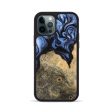 iPhone 12 Pro Wood Phone Case - Tadio (Blue, 743528) Fashion