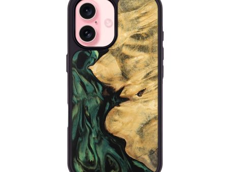 iPhone 16 Wood Phone Case - Jamima (Green, 743925) Online Hot Sale