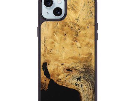 iPhone 15 Plus Wood Phone Case - Aaron (Wood Burl, 743921) Fashion