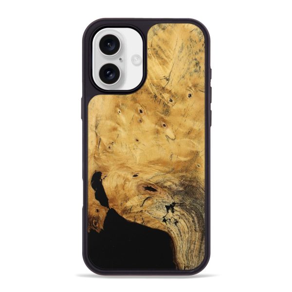 iPhone 16 Plus Wood Phone Case - Aaron (Wood Burl, 743921) Hot on Sale