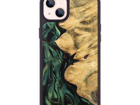 iPhone 14 Plus Wood Phone Case - Jamima (Green, 743925) Hot on Sale