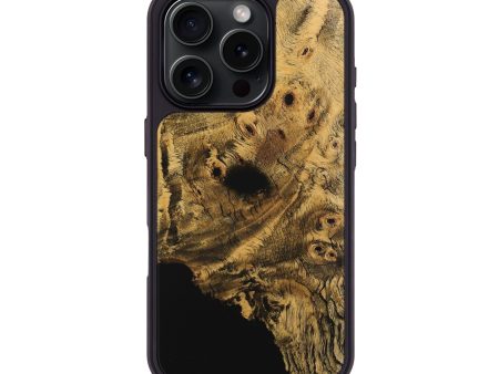 iPhone 16 Pro Wood Phone Case - Farrukh (Wood Burl, 743949) For Sale