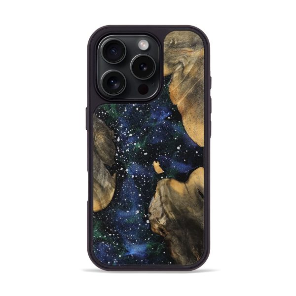 iPhone 16 Pro Wood Phone Case - Leodora (Cosmos, 743920) Hot on Sale