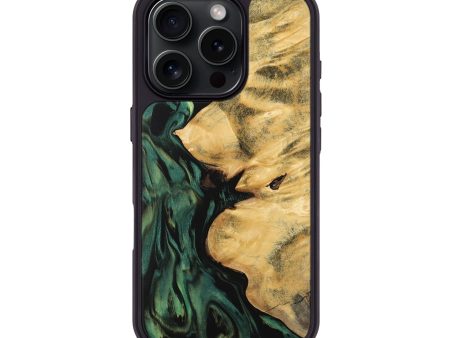 iPhone 16 Pro Wood Phone Case - Jamima (Green, 743925) For Discount