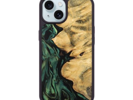 iPhone 15 Wood Phone Case - Jamima (Green, 743925) Online Hot Sale