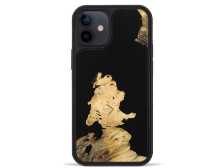 iPhone 12 mini Wood Phone Case - Gati (Wood Burl, 743941) on Sale