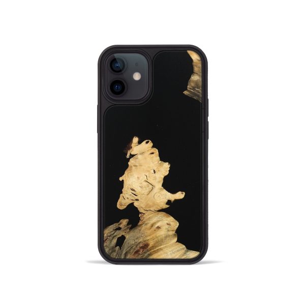 iPhone 12 mini Wood Phone Case - Gati (Wood Burl, 743941) on Sale