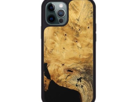 iPhone 12 Pro Wood Phone Case - Aaron (Wood Burl, 743921) For Cheap