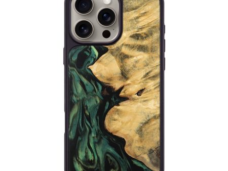 iPhone 16 Pro Max Wood Phone Case - Jamima (Green, 743925) Hot on Sale