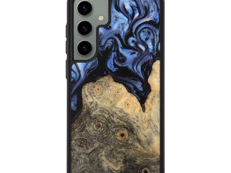 Galaxy S24 Plus Wood Phone Case - Tadio (Blue, 743528) Fashion