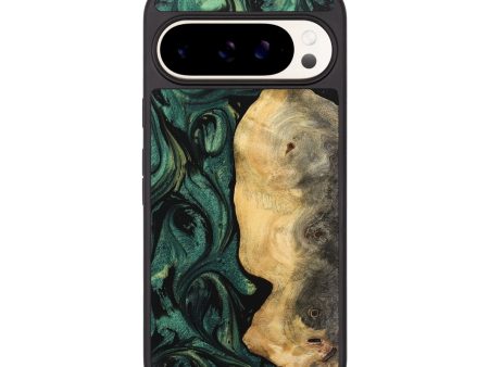 Pixel 9 Wood Phone Case - Danilo (Green, 743935) on Sale