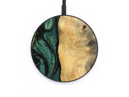 Circle Wood Wireless Charger - Danilo (Green, 743935) Online now