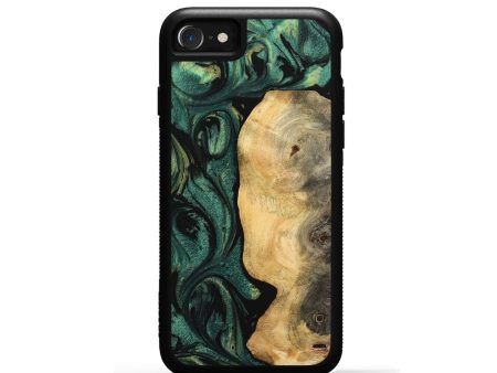 iPhone SE Wood Phone Case - Danilo (Green, 743935) Online