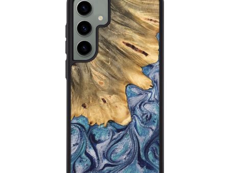 Galaxy S24 Plus Wood Phone Case - Tillman (Blue, 744010) Fashion