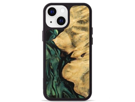 iPhone 13 mini Wood Phone Case - Jamima (Green, 743925) Online