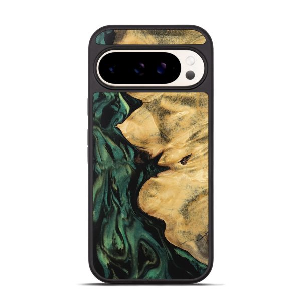 Pixel 9 Wood Phone Case - Jamima (Green, 743925) For Cheap