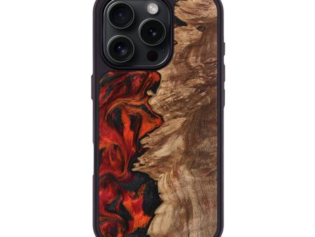 iPhone 16 Pro Wood Phone Case - Carl (Red, 743337) Online