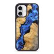 iPhone 16 Plus Wood Phone Case - Danika (Blue, 743817) For Sale