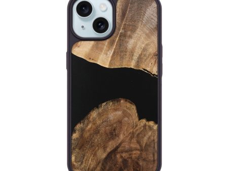 iPhone 15 Wood Phone Case - Danya (Wood Burl, 743349) For Discount