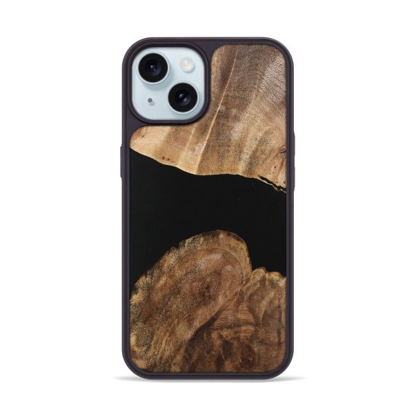 iPhone 15 Wood Phone Case - Danya (Wood Burl, 743349) For Discount