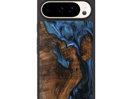 Pixel 9 Pro XL Wood Phone Case - Lakisha (Blue, 742495) Online Hot Sale