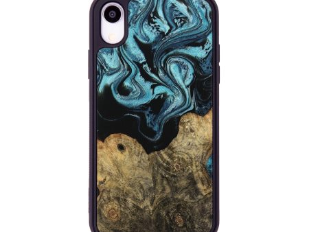 iPhone Xr Wood Phone Case - Callum (Blue, 744035) Sale