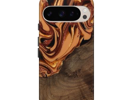 Pixel 9 Wood Live Edge Phone Case - Ludie (Red, 742580) Cheap