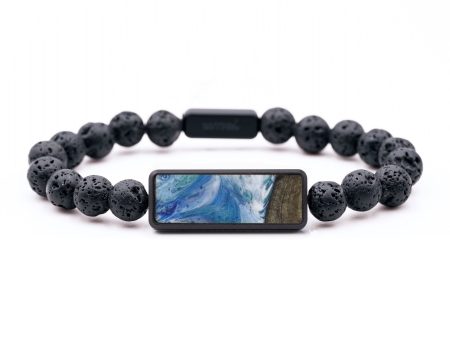 Lava Bead Wood Bracelet - Sonya (Coastal, 743729) Fashion