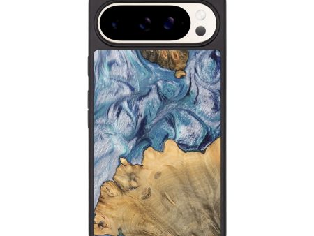 Pixel 9 Pro XL Wood Phone Case - Sharl (Blue, 743998) Discount