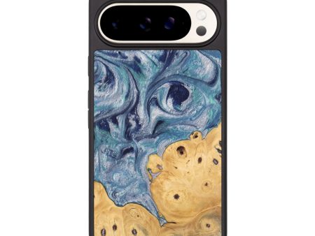 Pixel 9 Pro XL Wood Phone Case - James (Blue, 744007) Online Hot Sale