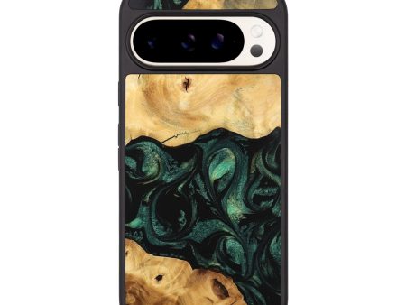 Pixel 9 Pro Wood Phone Case - Neveah (Green, 743959) Fashion