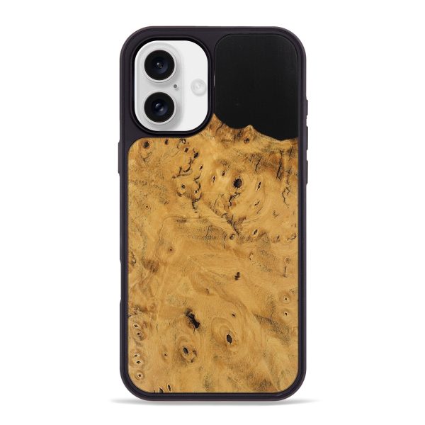 iPhone 16 Plus Wood Phone Case - Julieta (Wood Burl, 743894) Hot on Sale