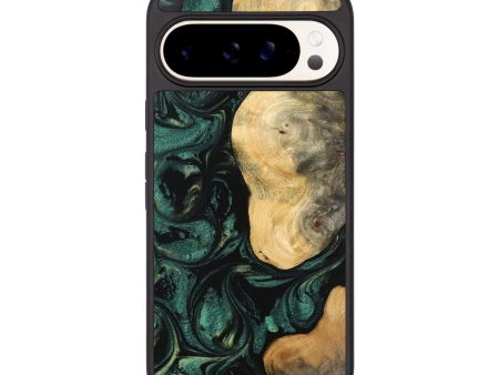 Pixel 9 Wood Phone Case - Ragu (Green, 744056) For Cheap