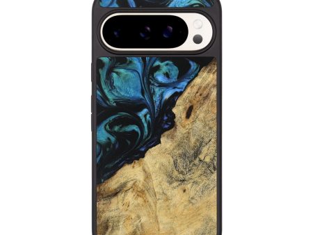 Pixel 9 Pro Wood Phone Case - Kiam (Blue, 743089) Online Sale