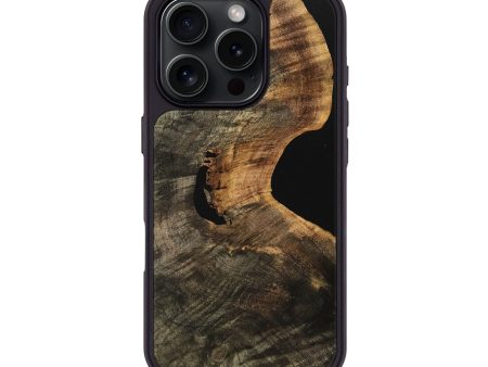 iPhone 16 Pro Wood Phone Case - Epsie (Wood Burl, 743355) Supply