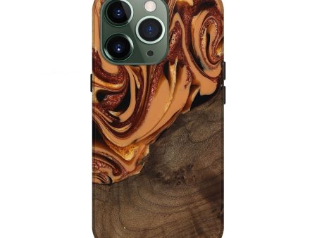 iPhone 13 Pro Wood Live Edge Phone Case - Ludie (Red, 742580) Fashion