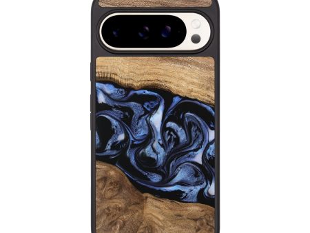 Pixel 9 Wood Phone Case - Hildred (Blue, 743387) Sale