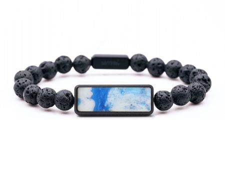 Lava Bead Wood Bracelet - Iker (Coastal, 743768) Supply