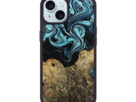 iPhone 15 Wood Phone Case - Callum (Blue, 744035) For Discount