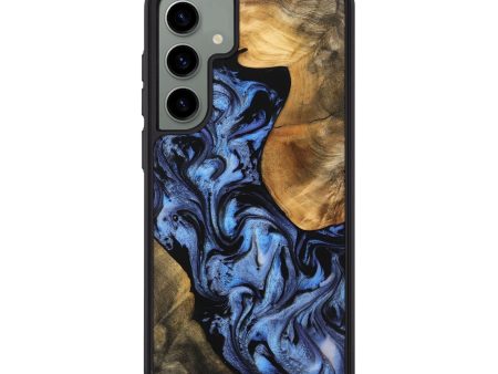 Galaxy S24 Plus Wood Phone Case - Bret (Blue, 743553) For Discount