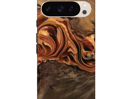 Pixel 9 Pro XL Wood Live Edge Phone Case - Ivie (Red, 742581) Cheap