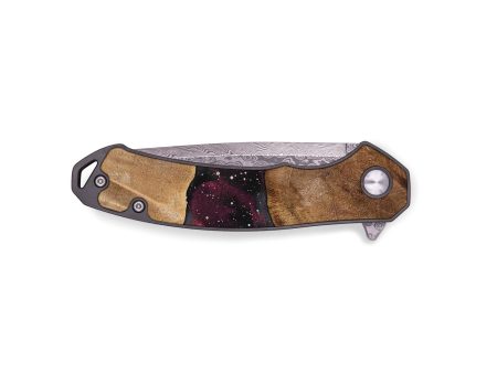 EDC Wood Pocket Knife - Carlton (Cosmos, 743133) Online Hot Sale