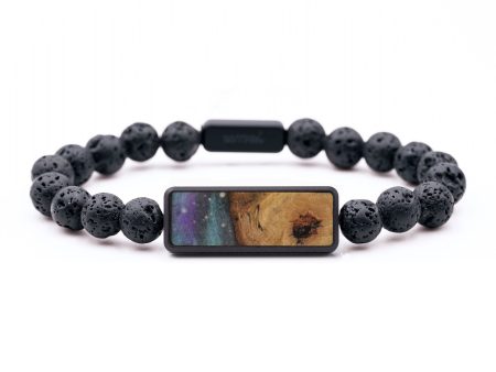 Lava Bead Wood Bracelet - Monica (Cosmos, 743674) Fashion