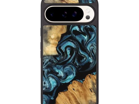 Pixel 9 Pro Wood Phone Case - Herre (Blue, 743328) Supply