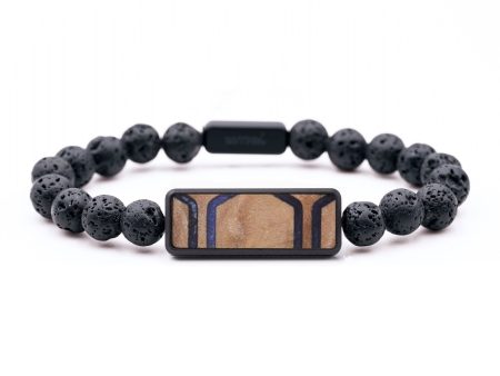 Lava Bead Wood Bracelet - Jonas (Pattern, 742883) Discount